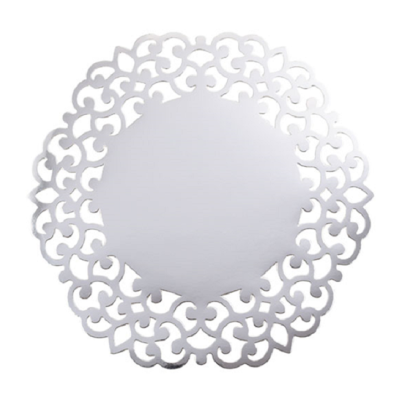 BAJOPLATO PLATA DECORADO 4 UND