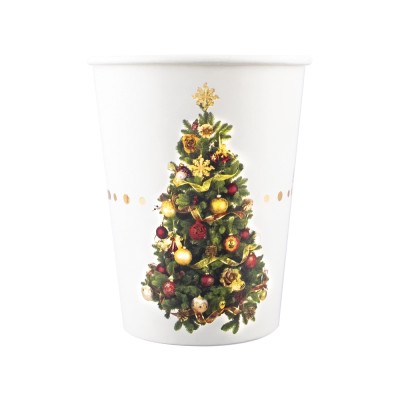 VASO CARTON LIBERTY NAVIDAD 8 UND