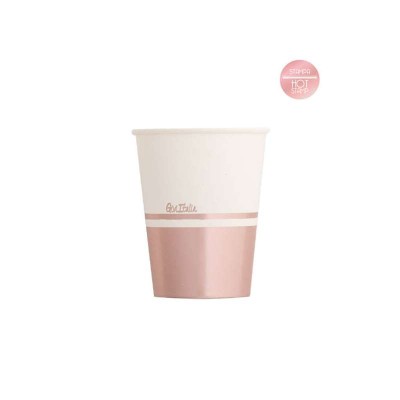 VASO LIBERTY ROSA/ORO 8 UND