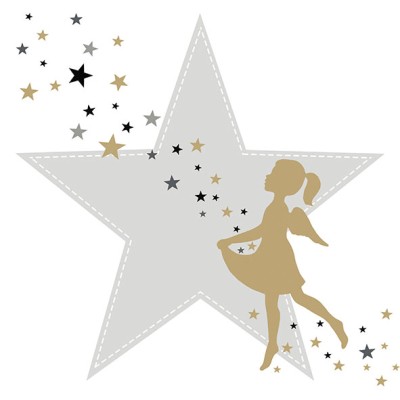 SERVILLETA ESTRELLA Y HADA 33 CM 20 UND