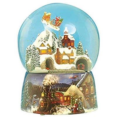BOLA DE NIEVE TREN CON MELODIA 21 CM