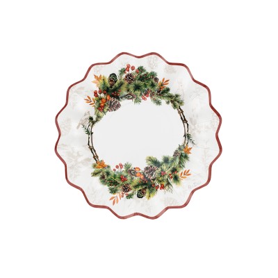 PLATOS 21 CM FAIRY FOREST 8 UND