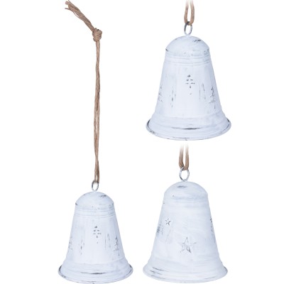 CAMPANA ZINZ BLANCA 16 CM