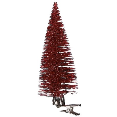 PINZA ARBOL NAVIDAD ROJO 13 CM