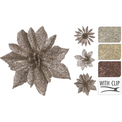 BLISTER 4 FLORES METAL CLIP