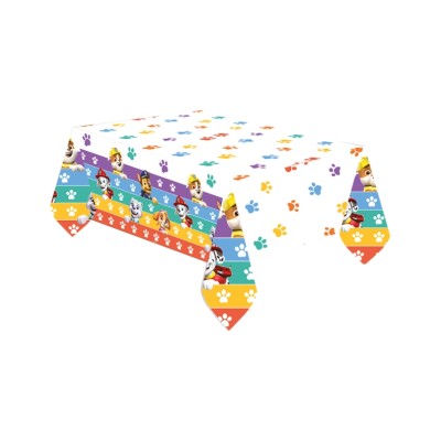 MANTEL DE PAPEL PATRULLA CANINA 120 X 180 CM
