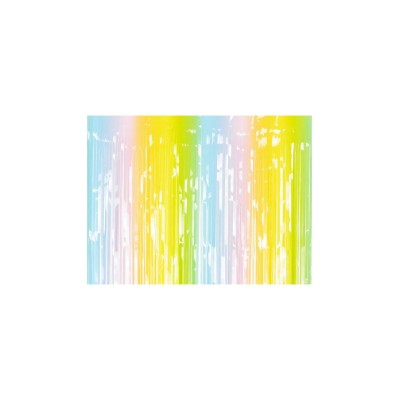 CORTINA METALIZADA MULTICOLOR 100 X 195 CM