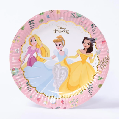 PLATOS CARTON PRINCESA CHIC 8 UND