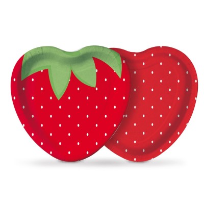 PLATO FORMA FRESA 18 CM 8 UND