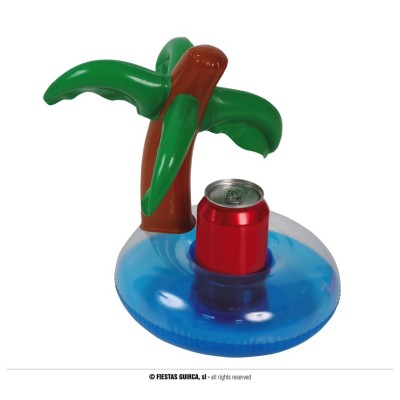 PORTAVASOS HINCHABLE PALMERA 26 CM