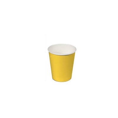 VASO CARTON AMARILLO 200 CC 24 UND