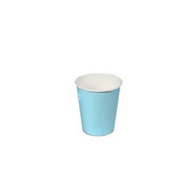VASO CARTON CELESTE  200 CC 24 UND