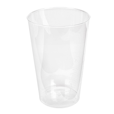 VASO TRANSPARENTE REUTILIZABLE 300 ML 25 UND