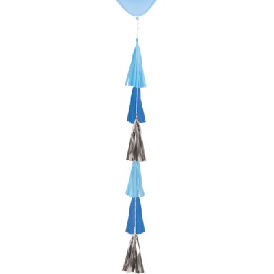 BALLTAIL FLECOS PAPEL / FOIL AZUL PASTEL 70CM
