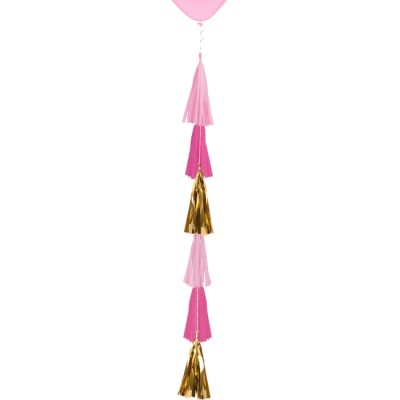 BALLTAIL FLECOS PAPEL / FOIL ROSA PASTEL70CM