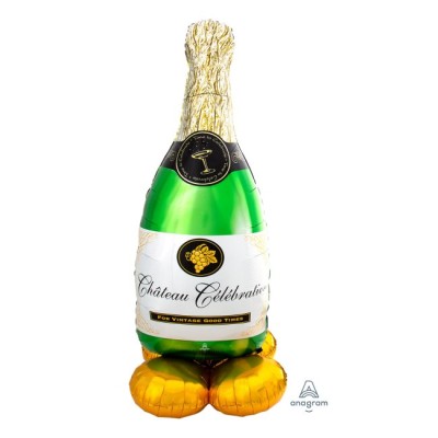 GLOBO AIRLOONZ BOTELLA CHAMPAN 139 CM