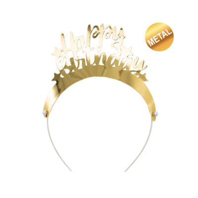 TIARA HAPPY BIRTHDAY ORO 4 UND