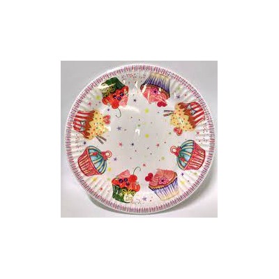 PLATO CUPCAKES 18 CM