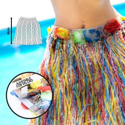 FALDA HAWAI 60 CM