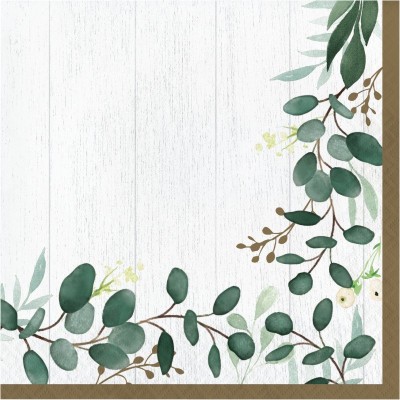 SERVILLETA DISEÑO EUCALYTUS 16 UND