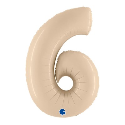 GLOBO CREMA SATIN NUMERO 6   40'