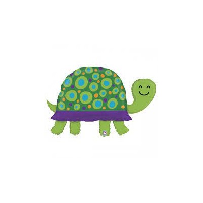 GLOBO FOIL TORTUGA JARDIN 102 CM