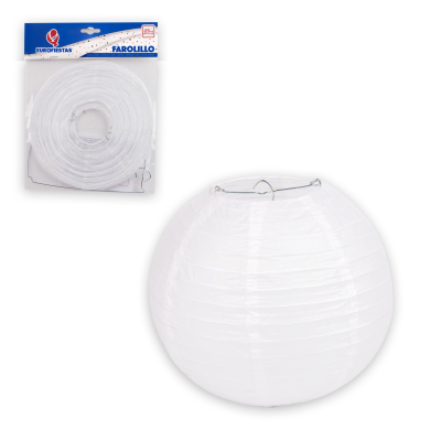 FAROLILLO REDONDO 25 CM BLANCO