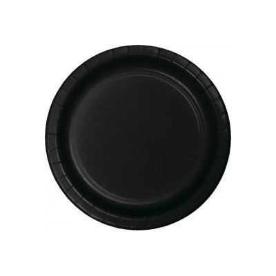 PLATOS 23 CM NEGRO 8 UND