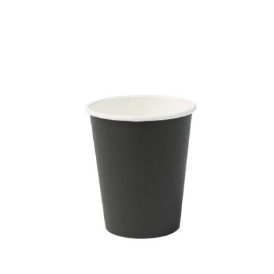 VASOS CARTON NEGRO COMPOSTABLE 12 UND