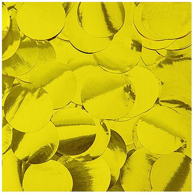 BOTE CONFETTI 2 CM  ORO 1 KG