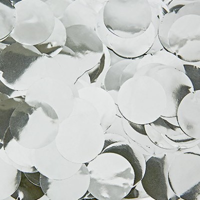 BOTE CONFETTI 2 CM  PLATA 1 KG
