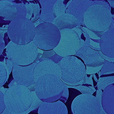 BOTE CONFETTI 2 CM  AZUL 1 KG