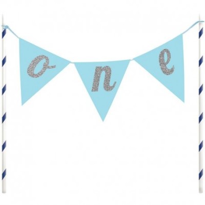 TOPPER ¨ONE¨ CELESTE
