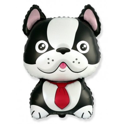 GLOBO FOIL PERRO BULDOG 70 CM