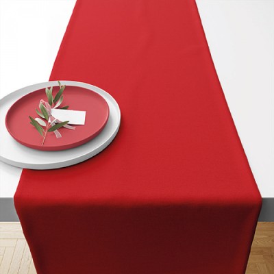 CAMINO DE MESA TELA ROJO 40 X 150 CM