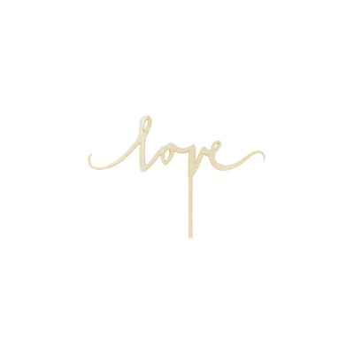 TOPPER MADERA LOVE PD