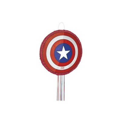 PIÑATA ESCUDO CAPITAN AMERICA 3D