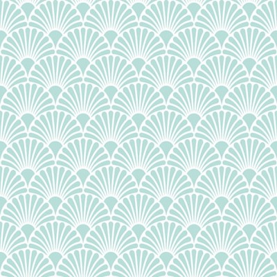 SERVILLETA ART DECO AZUL 33 CM