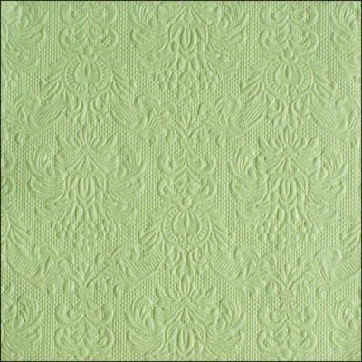 SERVILLETA RELIEVE VERDE PALE 33 CM