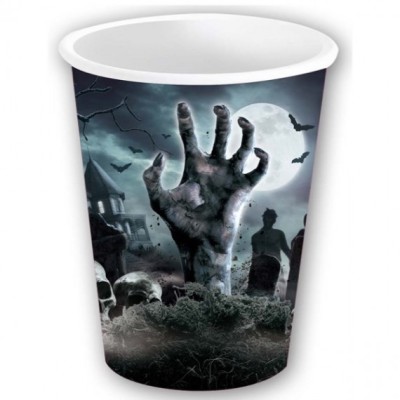BOLSA 6 VASOS CEMENTERIO 240 ML 9 CMS