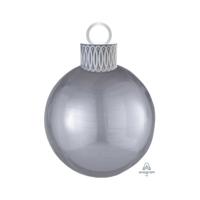 ORBZ PLATA BOLA DE NAVIDAD 38X50CM