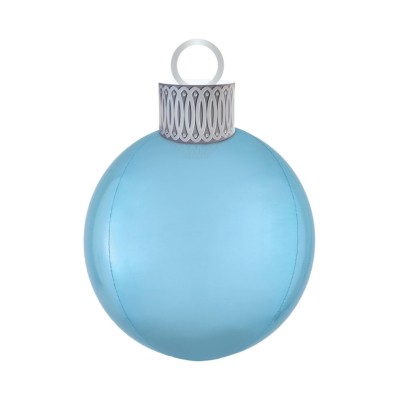 ORBZ AZUL PASTEL BOLA DE NAVIDAD 38X50CM