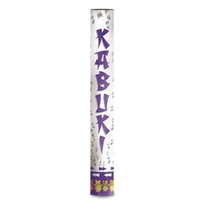 KABUKI 40 CM PLATA METALIZADO S/12