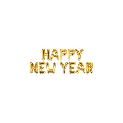 GLOBO FOIL FRASE ¨HAPPY NEW YEAR ¨