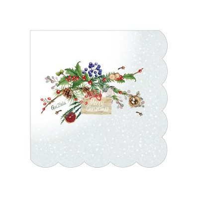 SERVILLETAS FROZEN CHRISTMAS 33 CM 16 UND