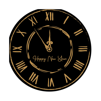 SERVILLETAS RELOJ AÑOS NUEVO 16 UND