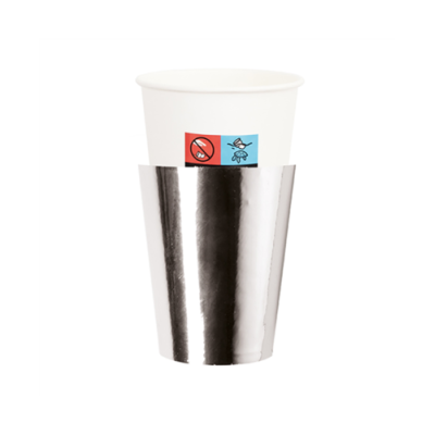 VASOS PLATA 8 UND