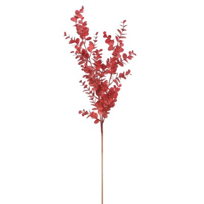 RAMA EUCALIPTUS BURGUNDY 80 CM