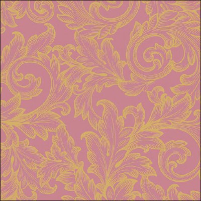 SERVILLETAS BOSQUE ROSA 33 CM 20 UND
