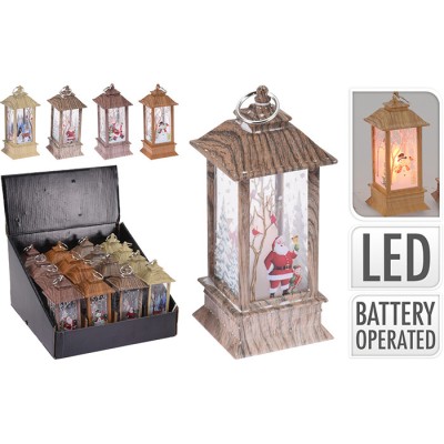 FAROL CON VELA LED 13 CM